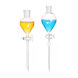 BIOSTELLAR Entonnoir de séparation sphérique en verre borosilicaté en forme de poire instrument de haute qualité dans le laboratoire de chimie - Product Image 5