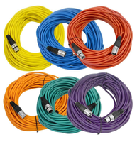 Câble de microphone XLR de qualité supérieure, connecteurs XLR mâle-femelle robustes, longueur = 1 m