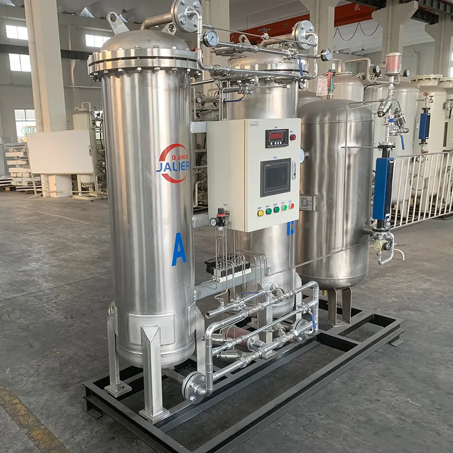 쑤저우 Jiaye 질소 가스 플랜트 N2 충전 장비 기계 레이저 절단 용 질소 발생기 생산