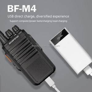 Walkie-Talkie Profesional UHF Analógico de Largo Alcance (3-5 km), BF-M4, 16 Canales, 3 W de Potencia, Batería de 1000-1500 mAh, Resistente al Agua IPX-1 - Product Image 3