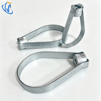 Collier de suspension UTT42 pour tuyau sismique, raccord de suspension galvanisé pour conduite de sprinkler anti-incendie non isolée