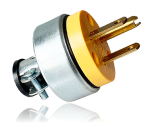 Nhà Máy Giá Nam Mỹ sắt Kệ Vàng ABS bên trong đồng 3 chân phẳng cắm - Product Image 2