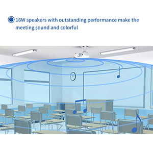 YLU550DS Android 4K WiFi Connected 4k Projector for Home Ceiling-Mounted Portable Interactive With <b>Blending</b> YLU550DS 3LCD 4K Pro - Product Image 1
