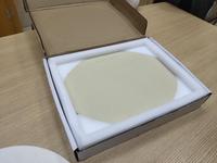 Pierre à pizza rectangulaire en cordiérite de qualité commerciale, 15 x 12 pouces, pour la cuisson