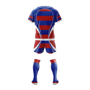 Alta calidad al por mayor de secado rápido poliéster Rugby camisa pantalones cortos sublimación ropa deportiva personalizada Jersey uniformes de Rugby - Product Image 4
