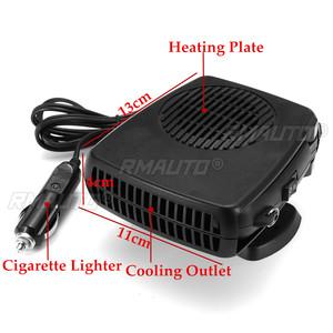 Ventilateur de chauffage portable 12V/24V 200W pour voiture, dégivreur de pare-brise, ventilateur de chauffage - Product Image 4