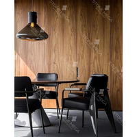 Panneau de grain de bois tendre personnalisé de haute qualité Revêtement flexible en pierre artificielle Panneaux de bois décoratifs originaux des Alpes pour mur
