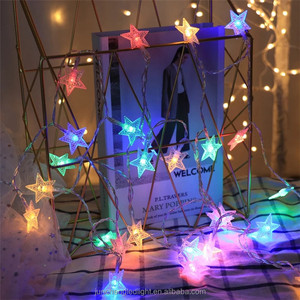 <span class=keywords><strong>Star</strong></span> ไฟเส้นหลอดไฟ Led กระพริบแบบใช้แบตเตอรี่,หลอดไฟรูปดาวดวงเล็กสีขาวอบอุ่นใช้ในร่มและกลางแจ้งสำหรับตกแต่งห้องเด็ก - Product Image 3