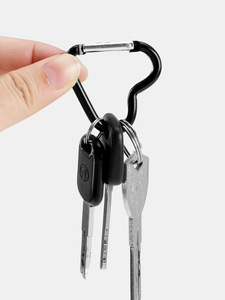 Gancho Rápido en Forma de Corazón de Aleación de Aluminio, Gancho de Amor en Forma de Durazno, Llavero Externo para Mochila, Gancho para Viajes y Senderismo - Product Image 5