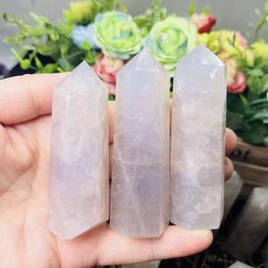 Torre de Piedra Lunar Azul Natural, Cristal Curativo, Piedra Energética para Decoración y Regalo - Product Image 4