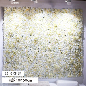 2024工厂婚庆花墙装饰人造排背景接待 - Product Image 3