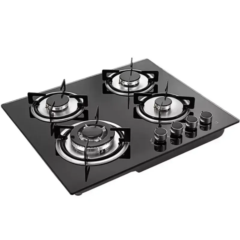Facile à utiliser appareil de cuisine ménage quatre brûleurs table de cuisson à gaz cuisinières à gaz