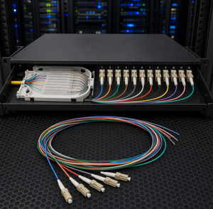FASO LCUPC Pigtail de Fibra Óptica de 6 Núcleos SC/LC SM 0.9MM LSZH 1M - Product Image 1