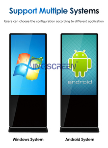 Ingscreen tương tác kỹ thuật số biển kiosk dọc AD LCD quảng cáo hiển thị Android Màn hình cảm ứng sàn-đứng Totem - Product Image 3