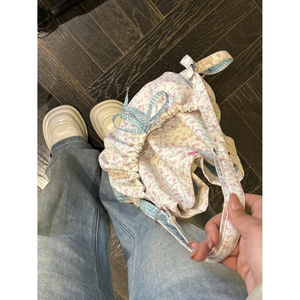 Ngọt Ngào Cung Hoa Của Phụ Nữ Vai Túi Ba Lô Công Suất Lớn Phụ Nữ Crossbody Túi Giản Dị Đại Học Cô Gái Túi Xách Xô Tote - Product Image 5