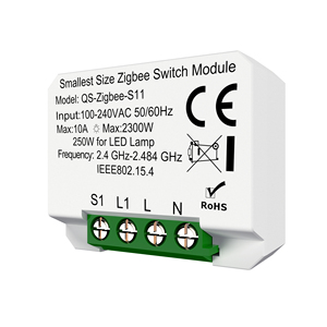 <span class=keywords><strong>2</strong></span>.4G Zigbee 3.0 10A Kompakt Duvar Akıllı Işık Anahtarı, PC Malzemeli, Alexa, Google Home, Yandex, AB, İngiltere, ABD ile Uyumlu - Product Image 2