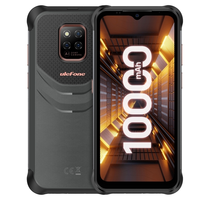 Ulefone Power Armor 14 Pro Global Rugged Not Used Phones IP68/IP69K Waterproof Face ID Fingerprint 10000mAh 6.52 Inch Android 12