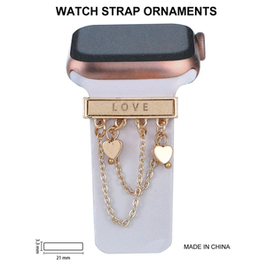 Anillo decorativo de abalorios de Metal de diamante de lujo para <span class=keywords><strong>Apple</strong></span> Watch Band <span class=keywords><strong>accesorios</strong></span> para Iwatch pulsera correas de silicona ornamento - Product Image 6