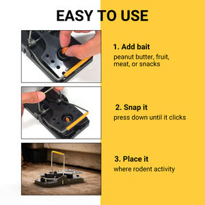 Piège à <span class=keywords><strong>souris</strong></span> et à rat d'extérieur durable de haute qualité Piège à <span class=keywords><strong>souris</strong></span> vivant personnalisé de grande taille Conception animale solide - Product Image 3