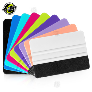 Cleze 4 inch nhựa cảm thấy giống cây chổi xe vinyl bọc công cụ cần thiết cho thành công xe films gói - Product Image 1