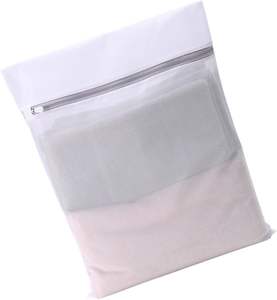 Bolsa de lavandería de malla de poliéster 100% personalizada para uso en el hogar, la escuela y los viajes-Protege delicados Varios tamaños disponibles - Product Image 5