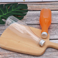 Bouteilles de boisson en PET transparentes de 250 ml, bouteilles en plastique pour jus, directement de l'usine