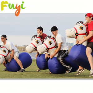 Chevaux gonflables durables et étanches pour les jeux sportifs de course - Product Image 2