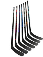 Bâton de hockey professionnel en fibre de carbone ultra-léger, options de lame Sr/Jr/Int pour la compétition, l'entraînement, les clubs et les équipes