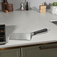 UJ-KT510  Spatule rectangulaire en acier inoxydable de 40,5 cm  Spatule pour aliments