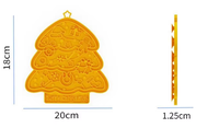 Tapis de léchage en silicone pour Noël, anti-étouffement, à alimentation lente, avec ventouse, réutilisable, pour chiens et chats, pour les fêtes