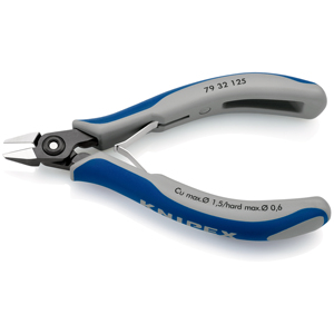 KNIPEX 79 32 125 Cortador diagonal de precisión para electrónica con mangos multicomponentes pulidos de 125 mm - Product Image 2