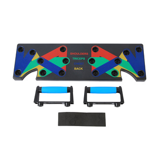 Sistema de entrenamiento corporal multifuncional para gimnasio en casa, barra de flexiones con contador y temporizador, tabla de flexiones ajustable - Product Image 1