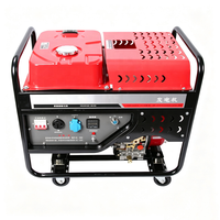 Générateur diesel silencieux 5KW, triphasé, 50Hz, démarrage électrique à distance, portable, alimentation de secours pour ferme, protection contre les surcharges