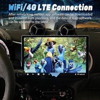 Lecteur multimédia automobile Android 14 13 pouces Carplay Auto DSP Mercedes Benz Smart 453 Fortwo 2014-2020 Autoradio GPS Stéréo 2din HU