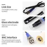 Nouveautés : Électrode de remplacement PH, sonde PH pour test d'eau d'aquarium, connecteur BNC
