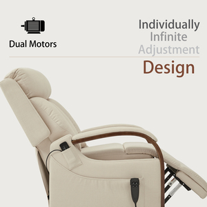 Fauteuil releveur électrique de qualité commerciale CJSmart Easy Care avec fonction d'inclinaison fluide et repose-pieds réglable pour la relaxation des seniors 918 - Product Image 4