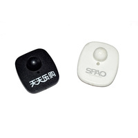 Mini système d'alarme antivol carré 8.2MHz RF étiquette de sécurité dure pour magasin de vêtements étiquettes de vêtement magnétiques