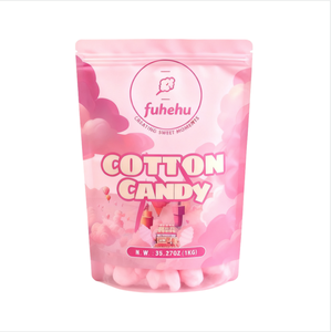 Custom Gravure Printing Moisture for Plastic Cotton Candy Packaging <b>Bag</b> Zipper Aluminum Foil <b>Stand</b> Pouch Snack Pet Food - Product Image 1