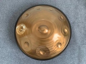 Tambor de mano hecho a mano dorado en D menor 10 notas Tambor de mano de acero de <span class=keywords><strong>brasa</strong></span> de 22 pulgadas con una bolsa de mano - Product Image 3