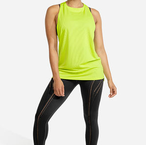 Débardeur de sport femme uni, confortable et respirant, sans manches, pour la gym, en vente à bas prix. - Product Image 2