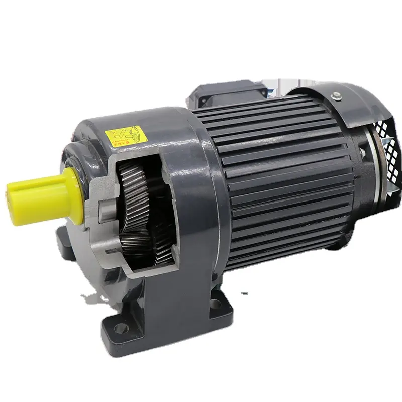 200w, 400w 750W 1.5kw 2.2kw 3.7kw 220v/380v 3 fazlı küçük motor ac dişli motor elektrikli