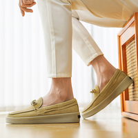 Nouvelles Chaussures pour Hommes 2025 : Mocassins Confortables en Daim, Style Ville, Chaussures Légères et Décontractées, Baskets pour Hommes