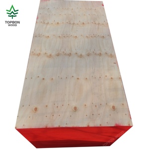 Kayu Lapis Veneer Pinus 18mm Kualitas Terbaik dengan Cat Semprot Merah di Tepi Harga Terjangkau - Product Image 3