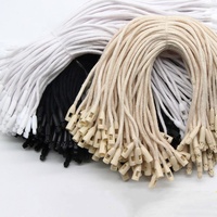 Chine usine directe durable coton joint cordon balle forme étiquette volante chaîne pour vêtements et chaussures avec clip en plastique
