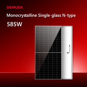 Panneau Solaire Bifacial Monocristallin Mono PERC 182 183.75 Cellules, Efficacité Énergétique 22%, 585W, <span class=keywords><strong>Seldas</strong></span> De Panel Solar - Product Image 1
