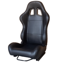 JIABEIR 1001 Serie Verstellbare Ananas-Stoff-PVC-Leder Autositze Sport-Autoteile Rennsitz