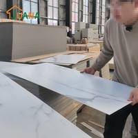 Revêtement mural à installation rapide, panneau mural intérieur SPC, panneau mural pour salon, panneau mural de luxe léger, fabrication sur mesure ISO9001