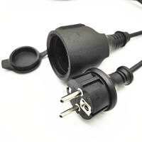 Rallonge électrique 220V CE VDE 16A, prise 3 broches conforme à la norme européenne IEC, rallonge pour appareils électroménagers
