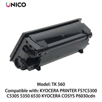 Cartouche de toner compatible UNICO TK560 TK562 TK563 TK564 pour copieur laser couleur FS C5300 C5305 C5350 C6530 P6030cdn