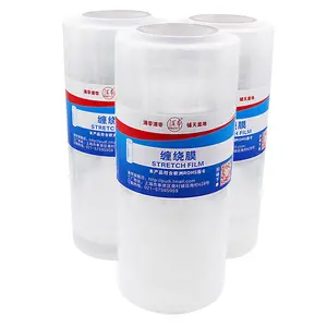 Custom Jumbo Roll Stretch PE Wrapping Film Soft LLDPE Extrusion Packaging Film for Industrial Use and Packing
